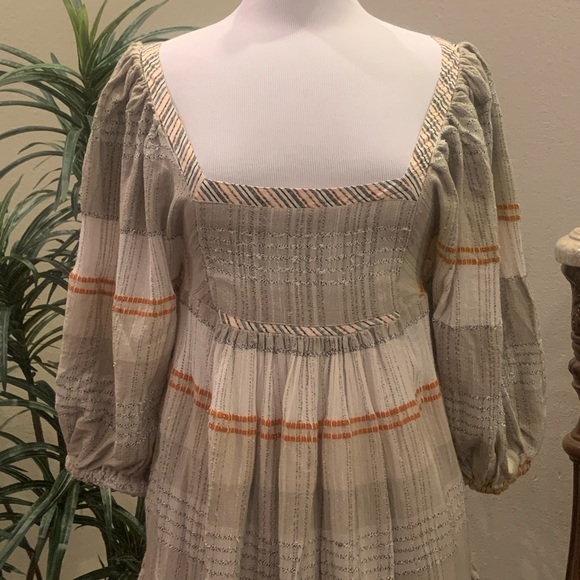 NWT $148 Free People Cozy Striped Mini Dress XS S - Picture 7 of 14